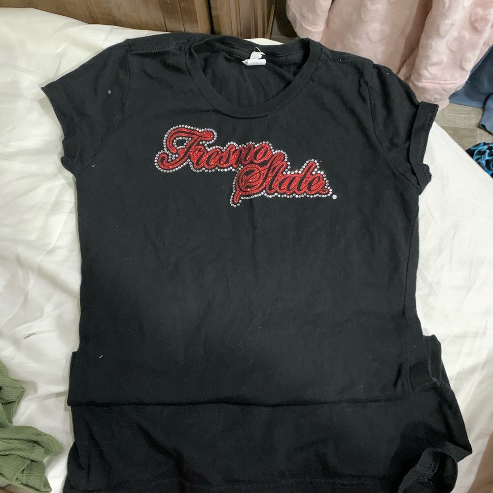 Fresno state rhinestone shirt